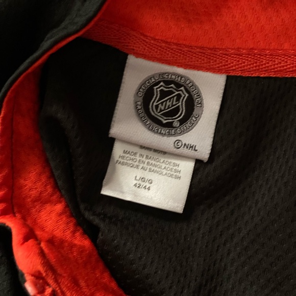 Men’s Philadelphia Flyers Mesh Long Sleeve, Half Zip, Size: Large - Picture 6 of 8